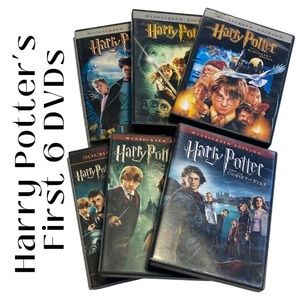 HARRY POTTER COLLECT First 6 DVDs EUC
